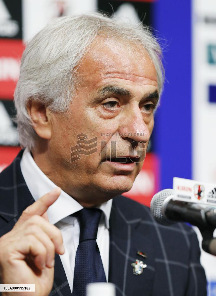Soccer: Halilhodzic says he will stay on as Japan coach