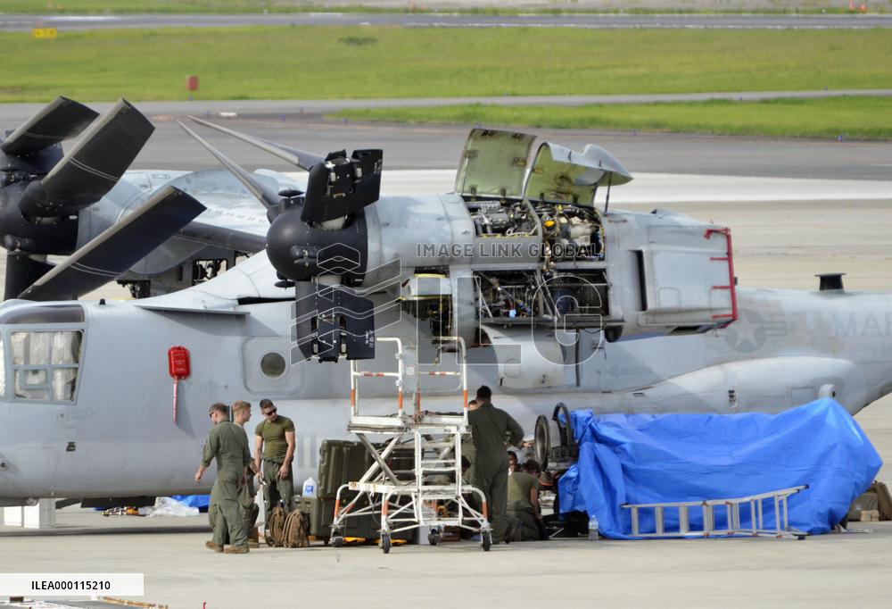 Osprey repair works continue