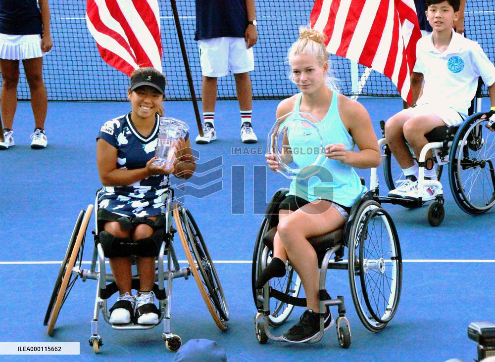 Tennis: Kamiji wins women's wheelchair singles at U.S. Open