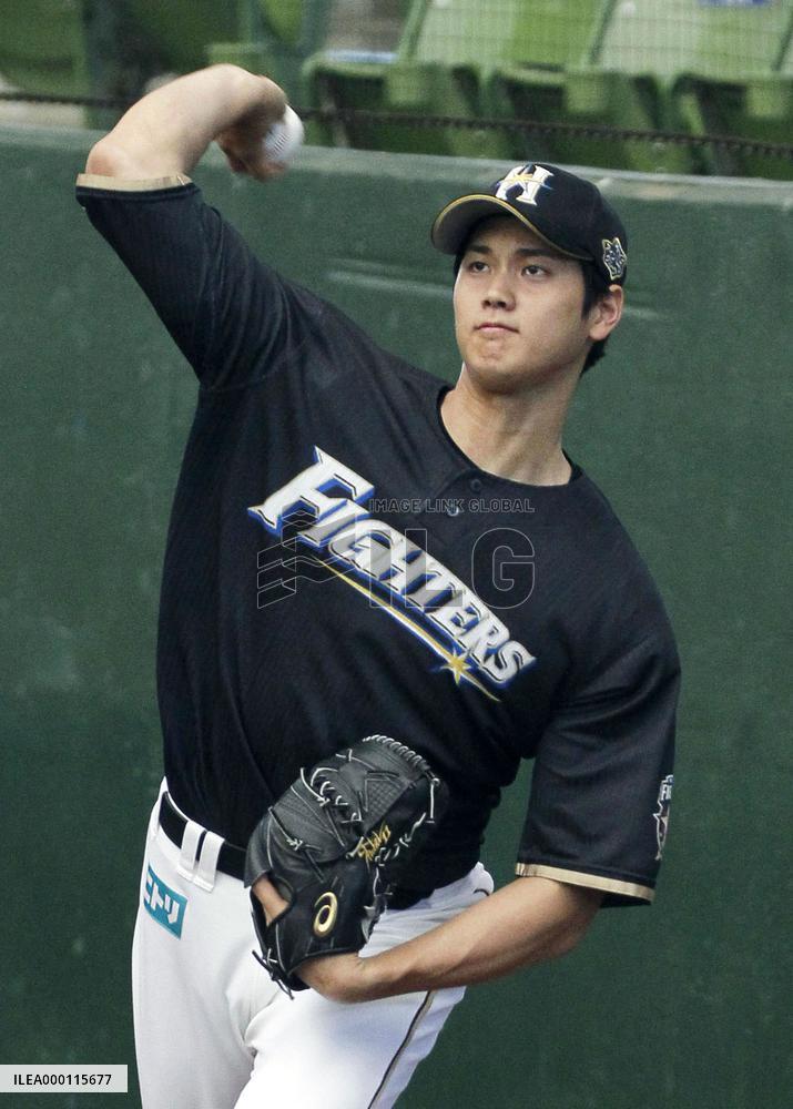 Baseball: Otani prepares for 3rd start of season