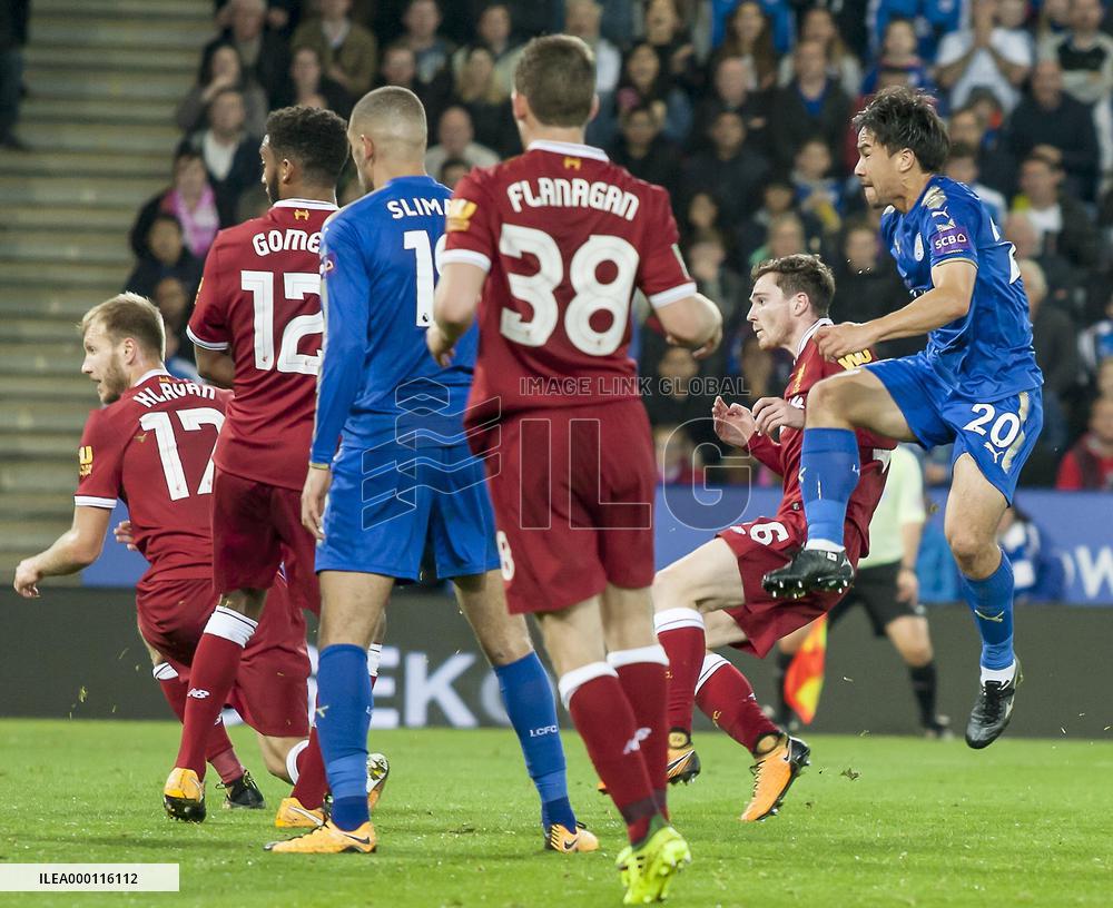 Soccer: Leicester beat Liverpool to reach Carabao Cup 4th round