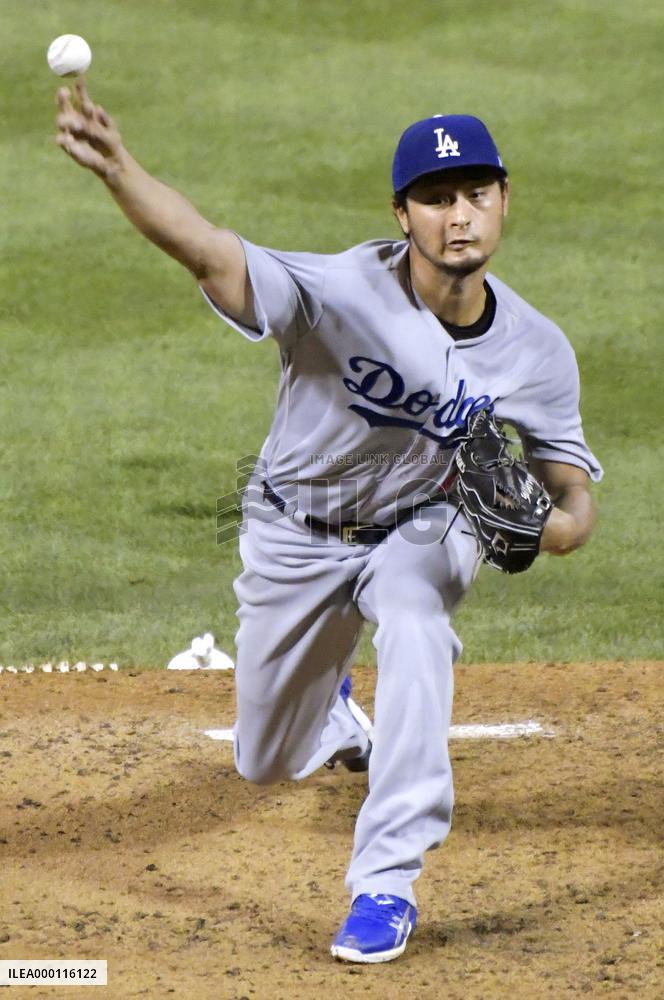 Baseball: Darvish in Dodgers-Phillies game