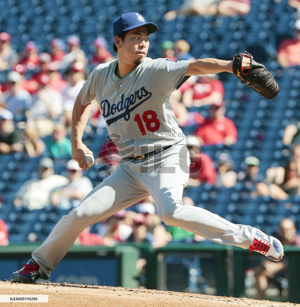 Baseball: Dodgers' Maeda to move to bullpen after taking no-decision
