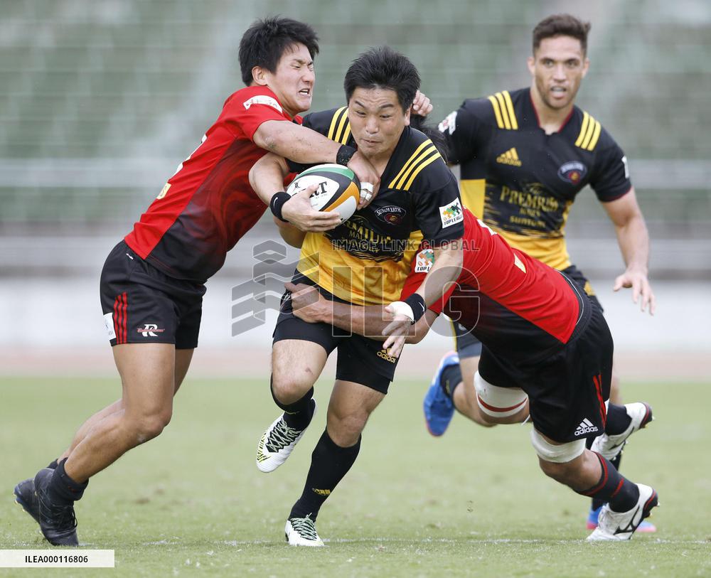 Rugby: Suntory beat NTT Docomo in Rugby Top League
