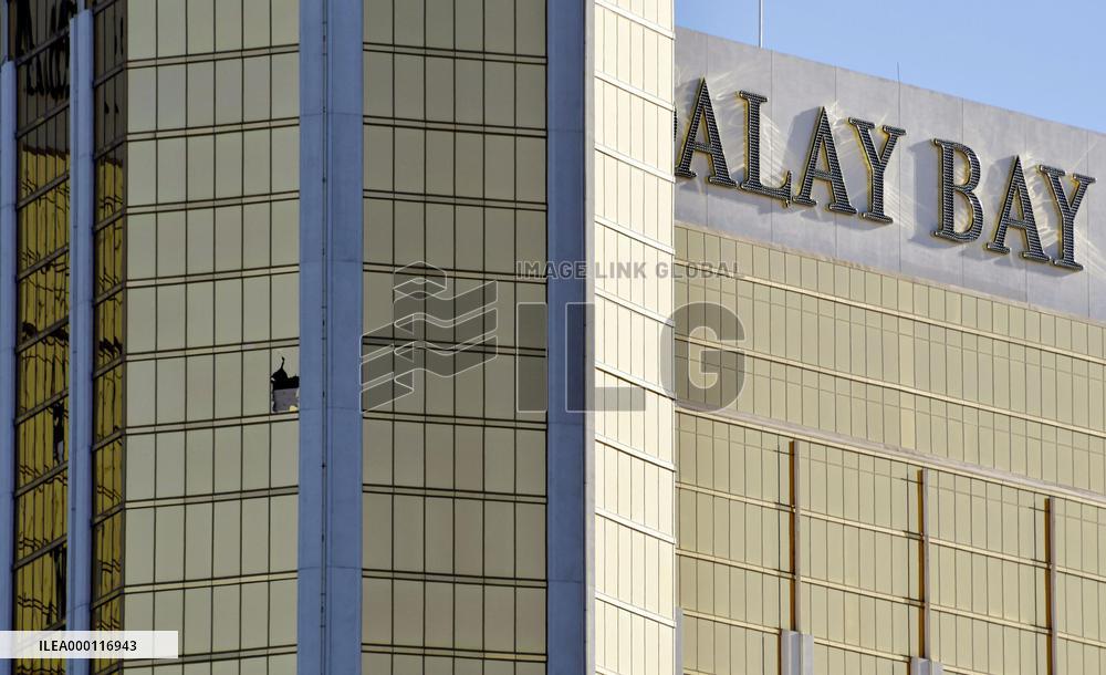 Aftermath of Las Vegas mass shooting