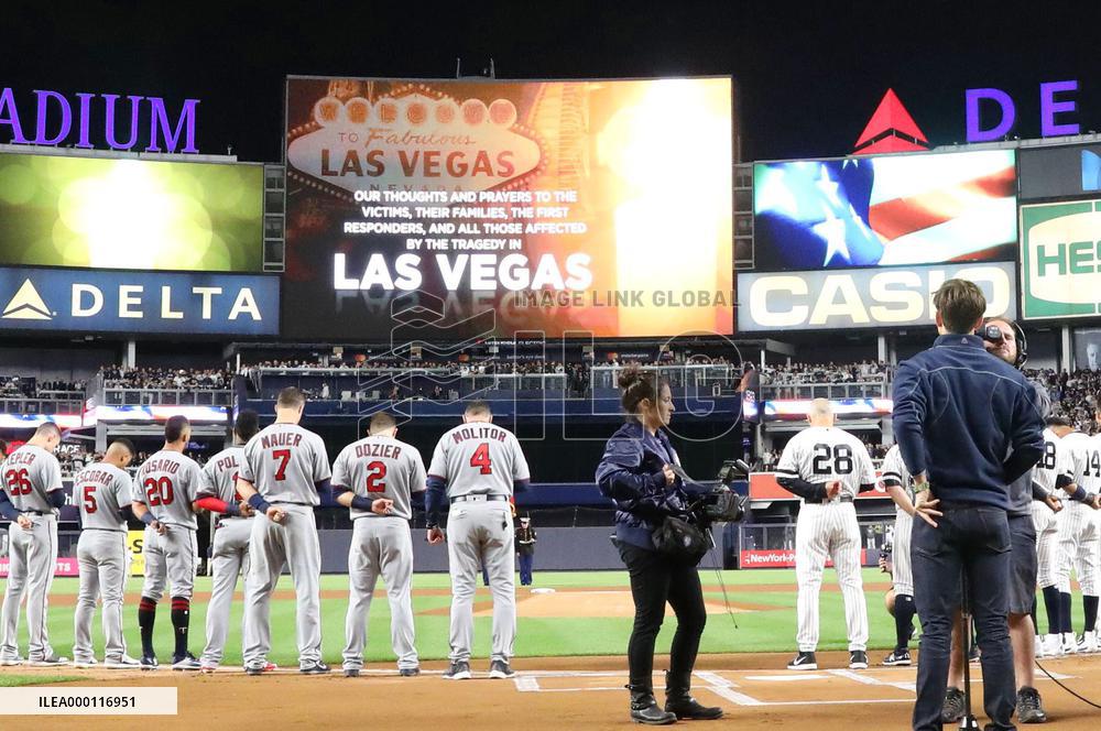 Baseball: Yankees-Twins AL wild-card game
