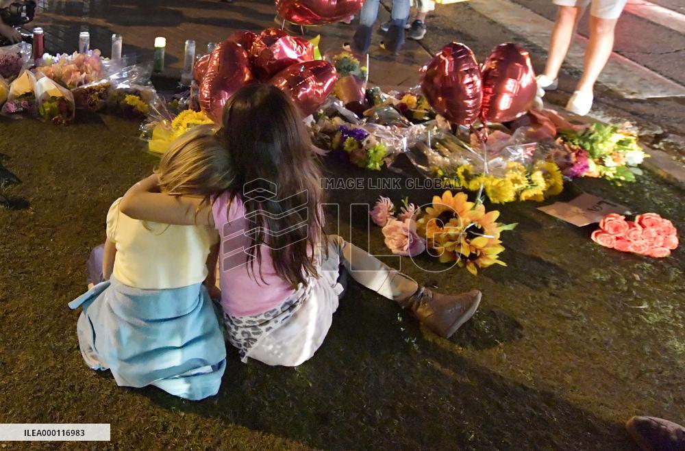 Aftermath of Las Vegas mass shooting