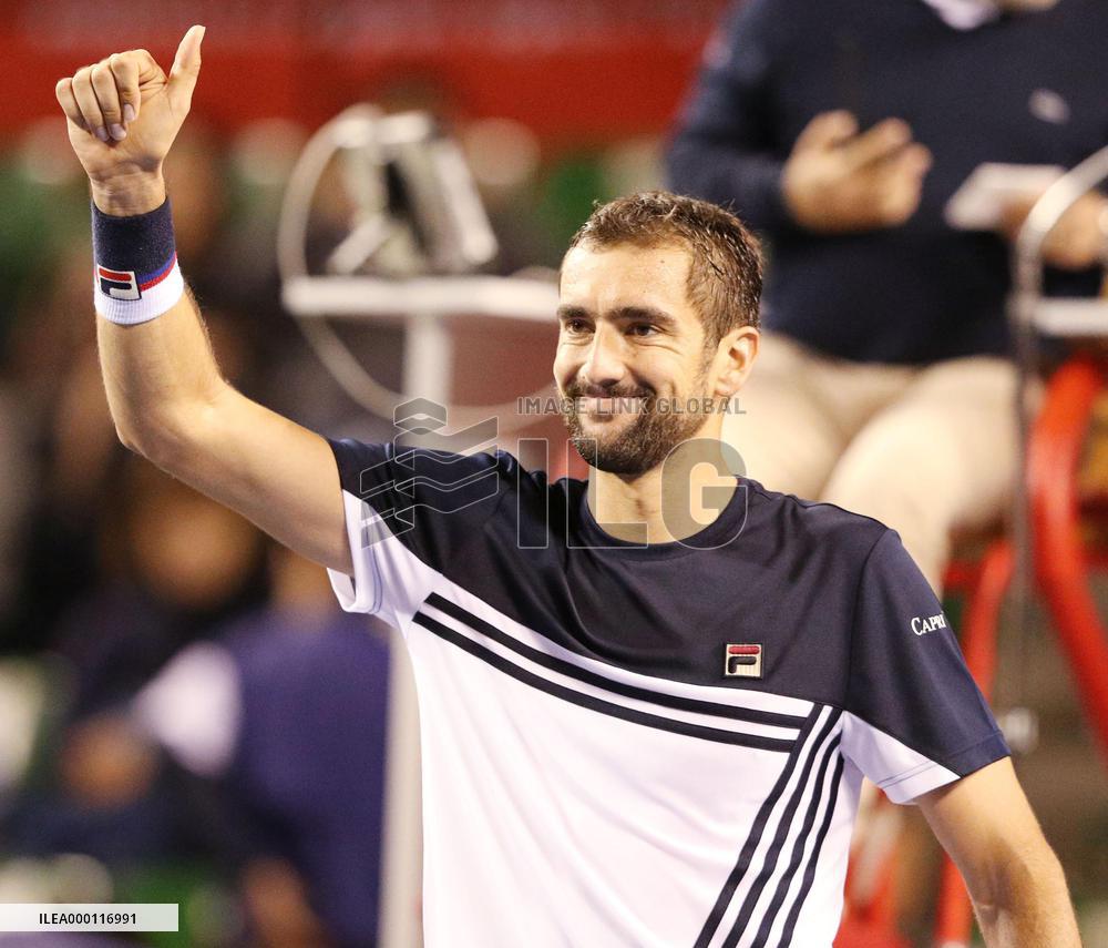 Uchiyama knocked out in 2nd round of Japan Open by top seed Cilic