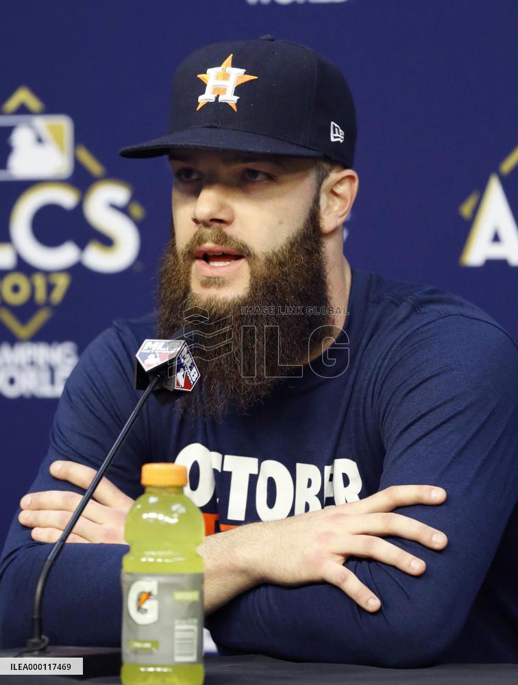 Baseball: Press conference for Astros-Yankees ALCS