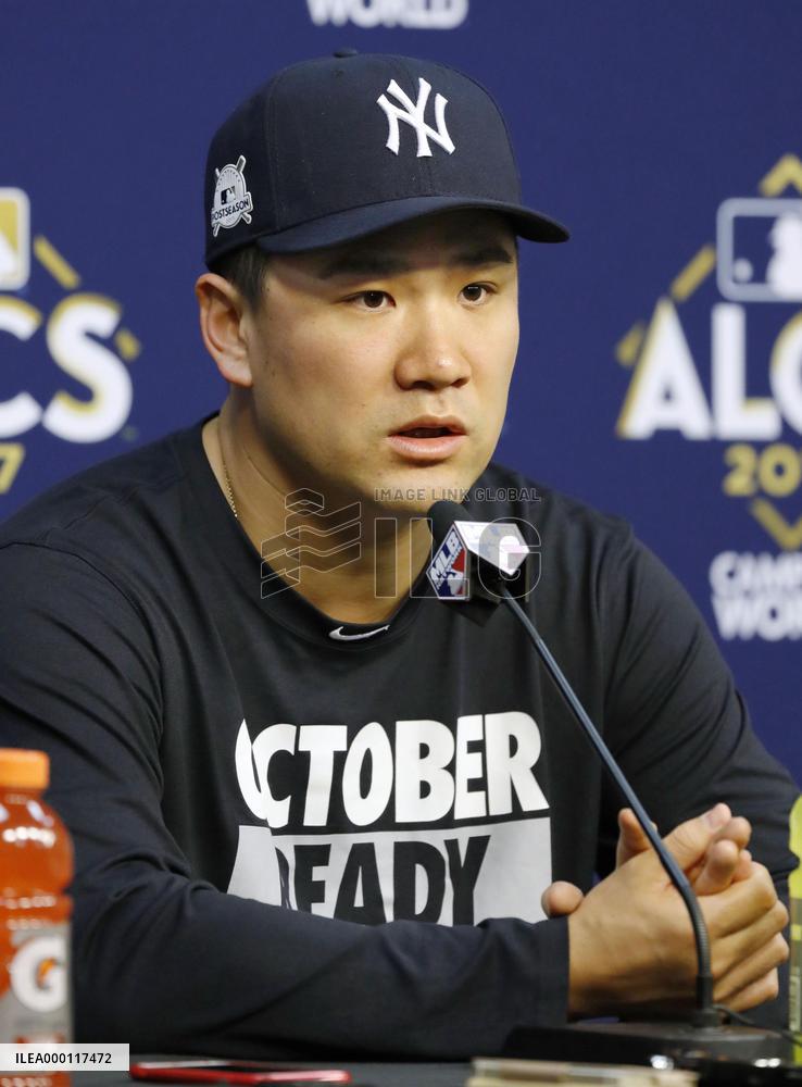 Baseball: Press conference for Astros-Yankees ALCS