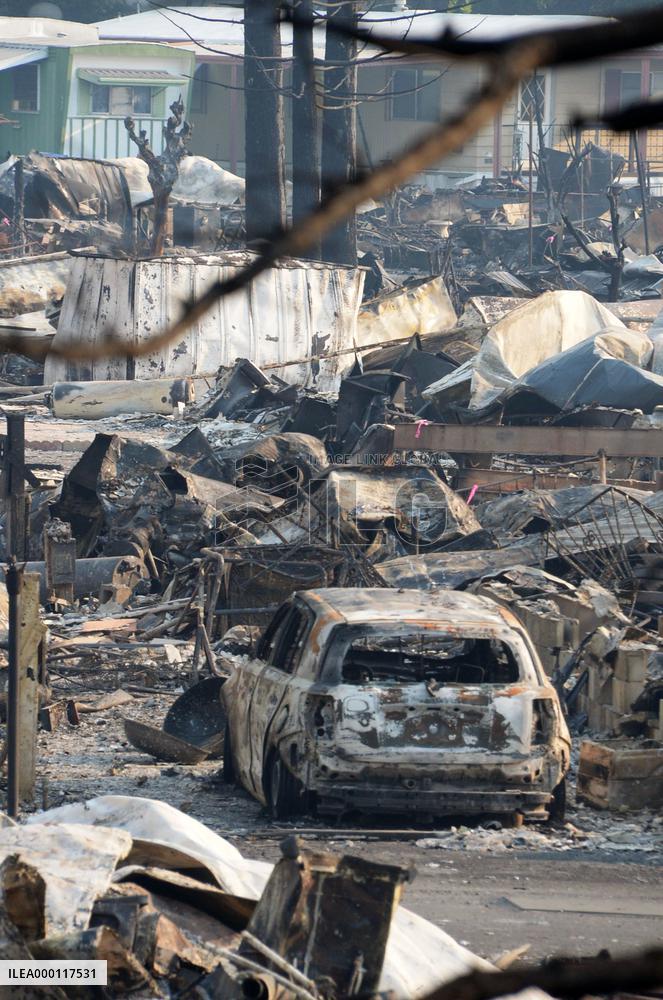 Wildfire in California