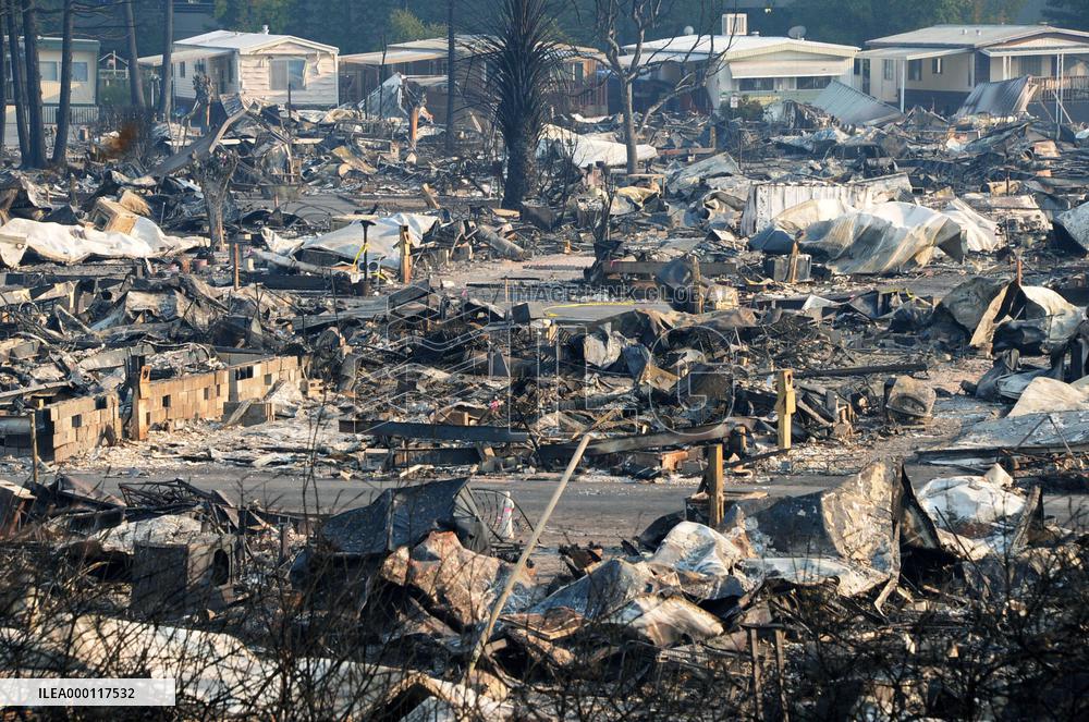 Wildfire in California