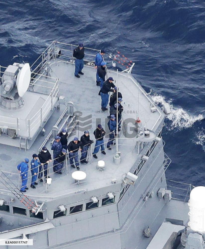 Search for crew members continues after ASDF chopper crash