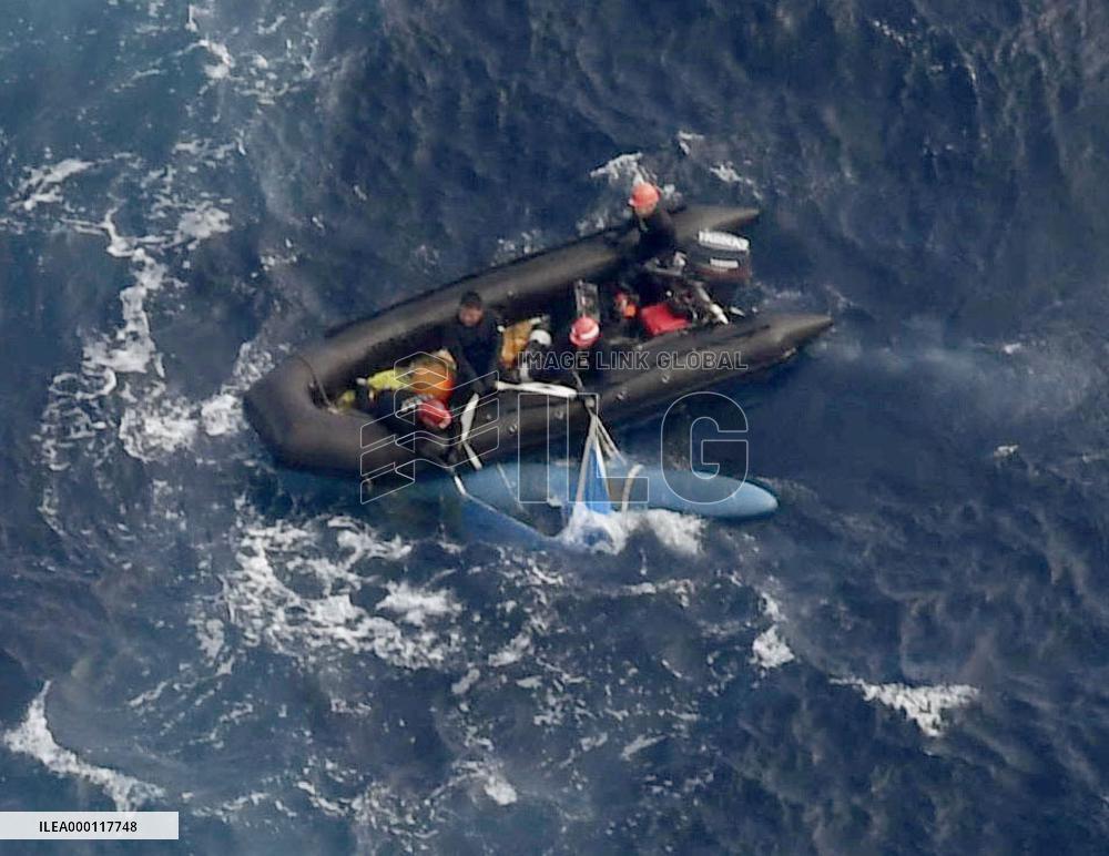 Search for crew members continues after ASDF chopper crash