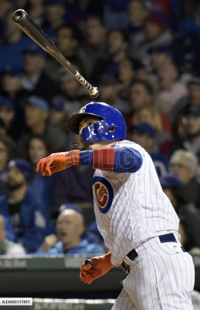 Cubs' Baez hits second homer of Game 4