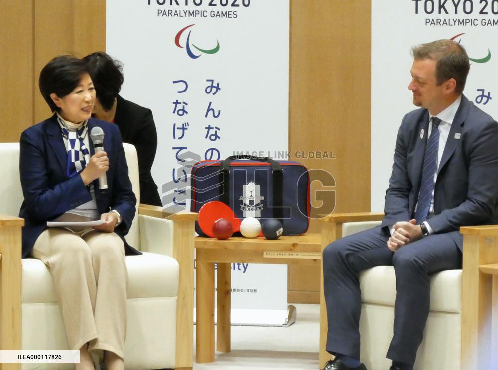 Int'l Paralympics chief says expectations high for 2020 Tokyo Games