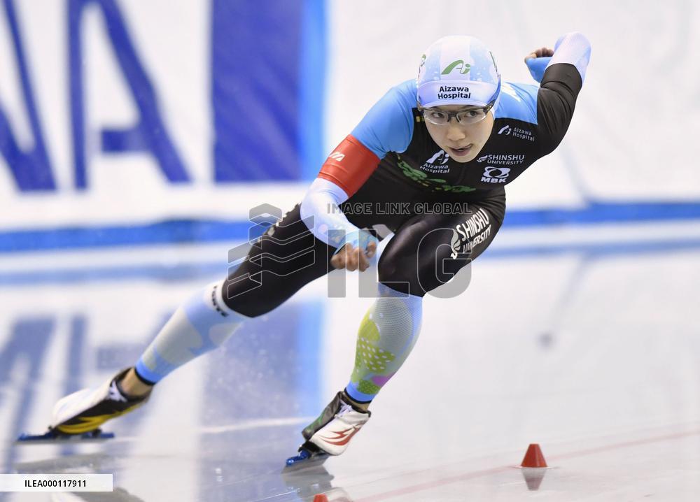 Speed skating: Kodaira wins 8th national title in 500 meters