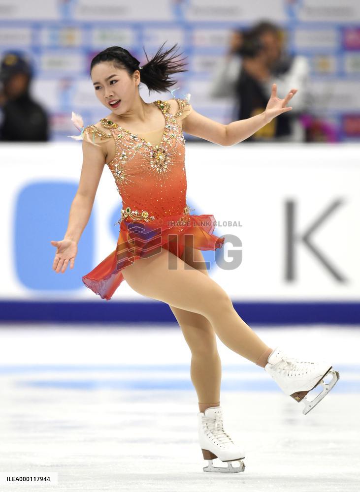 Figure skating: Wakaba Higuchi 3rd after SP at Rostelecom Cup