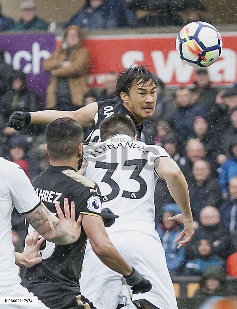 Leicester forward Okazaki