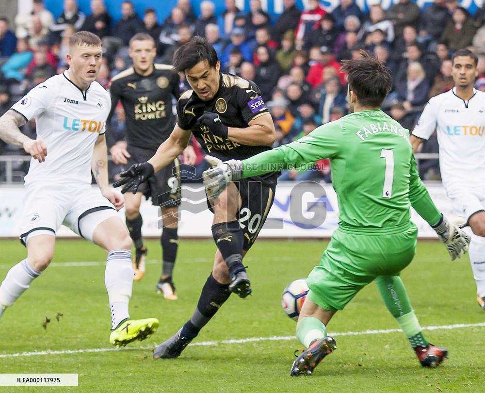 Leicester forward Okazaki