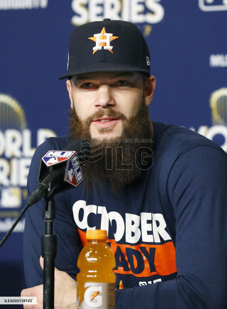 Baseball: Astros press conference before World Series