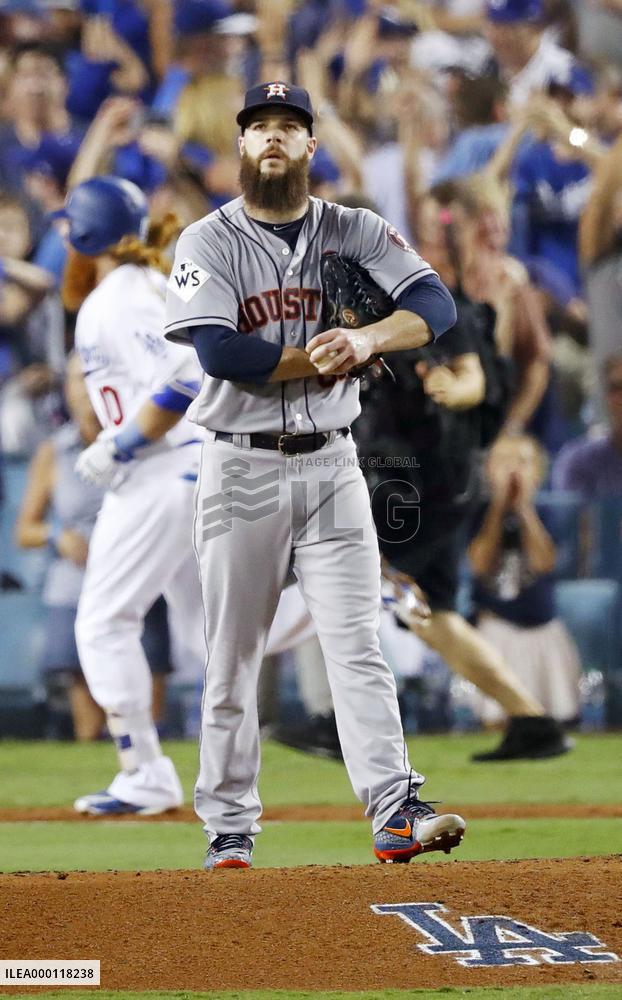 Baseball: Dodgers-Astros World Series Game 1