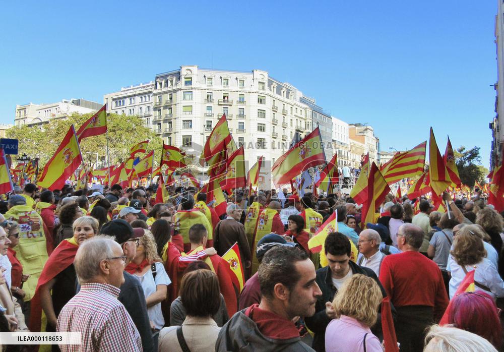 Protests against Catalonia independence