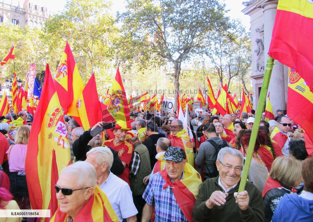Protests against Catalonia independence