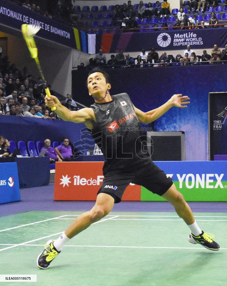 Badminton: Nishimoto runner-up in French Open