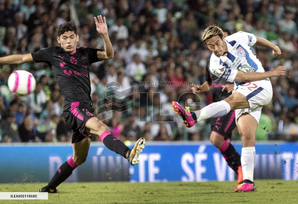 Soccer: Pachuca draw at Santos Laguna in Mexican top flight