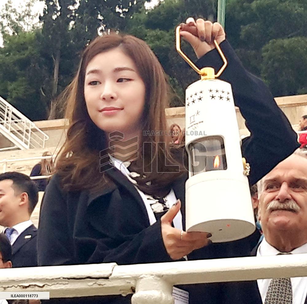 Olympic flame handed over to Pyeongchang organizers