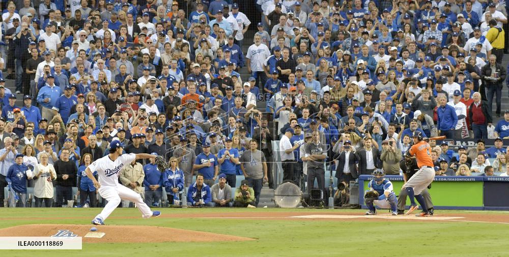 Baseball: Dodgers-Astros World Series Game 7
