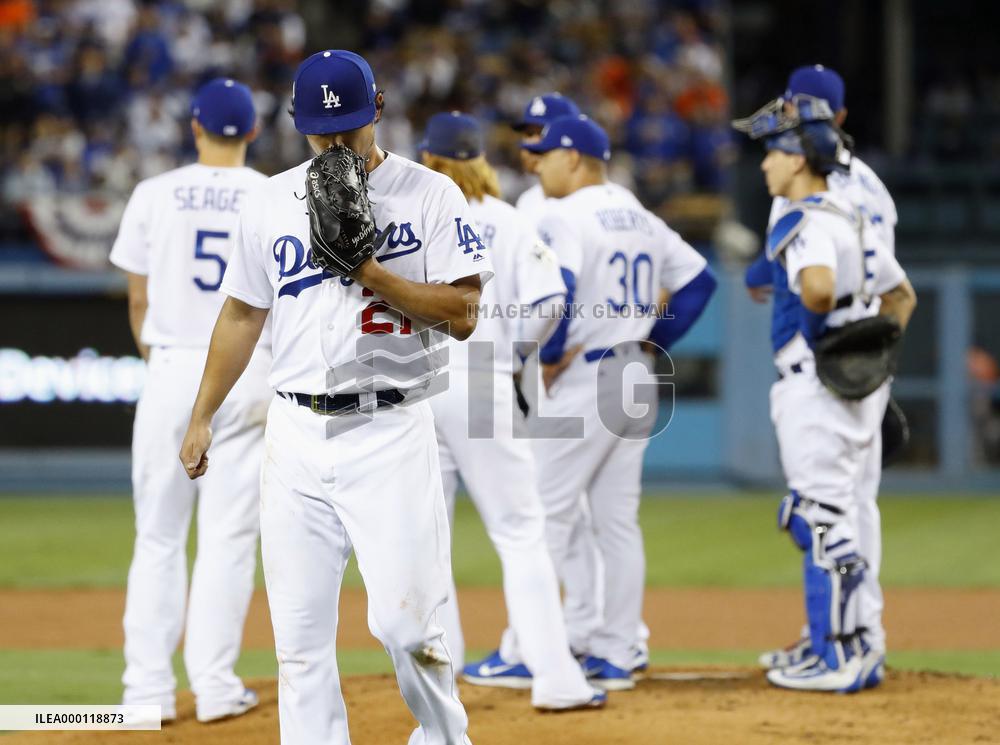 Baseball: Dodgers-Astros World Series Game 7