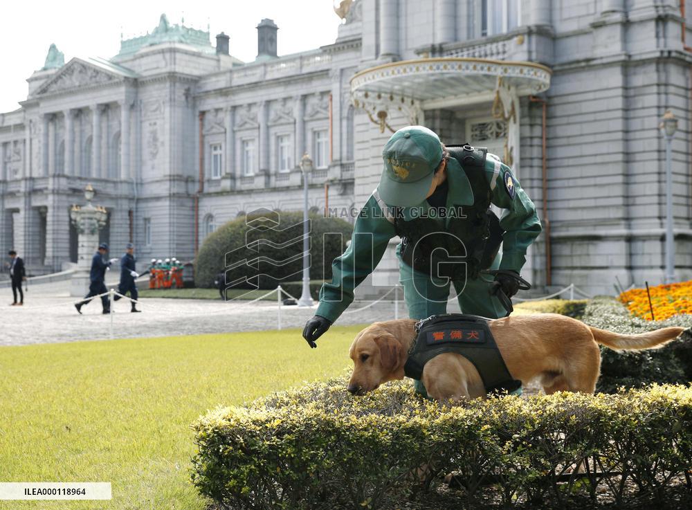 Tight security in Tokyo ahead of Trump's visit