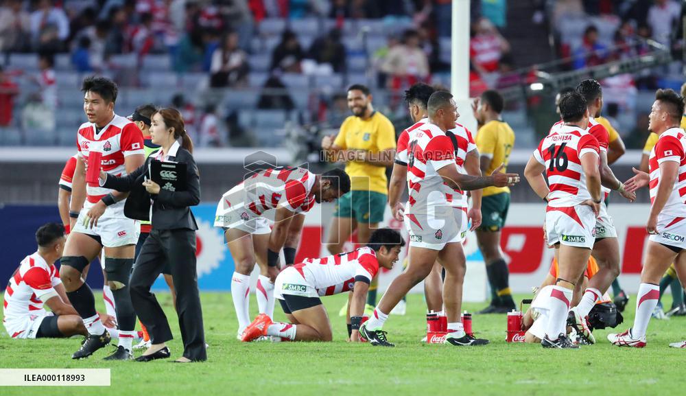 Rugby: Australia outclass Japan in venue of 2019 World Cup final