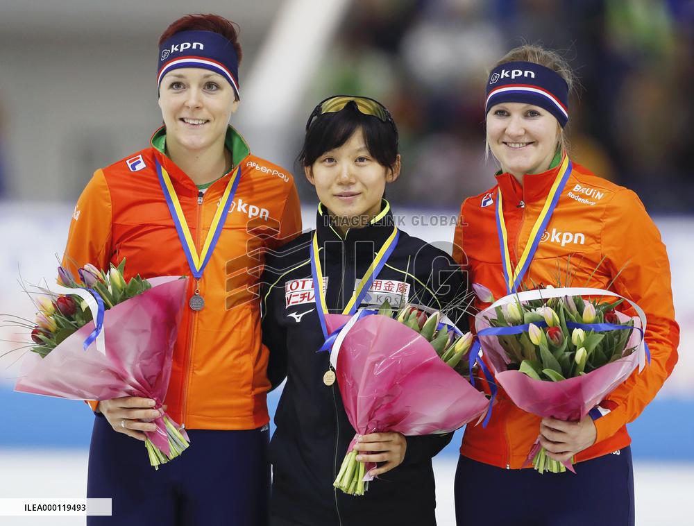 Speed skating: Takagi captures World Cup 1,500 meters