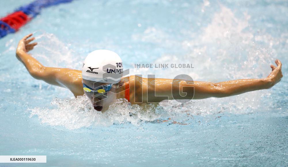 Ohashi in women's 400 IM at World Cup
