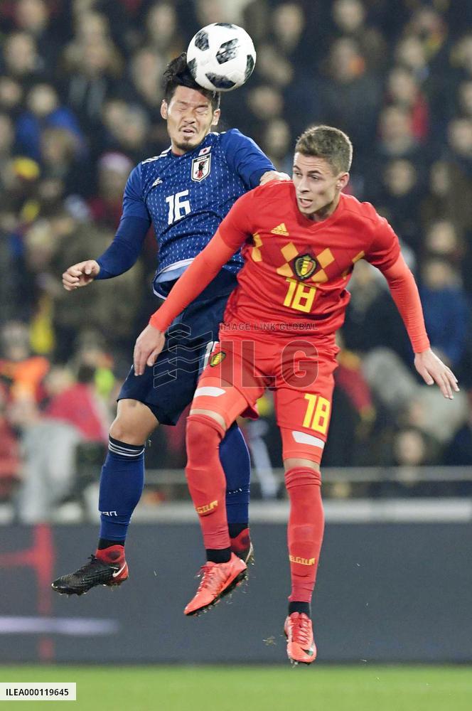Soccer: Belgium-Japan friendly