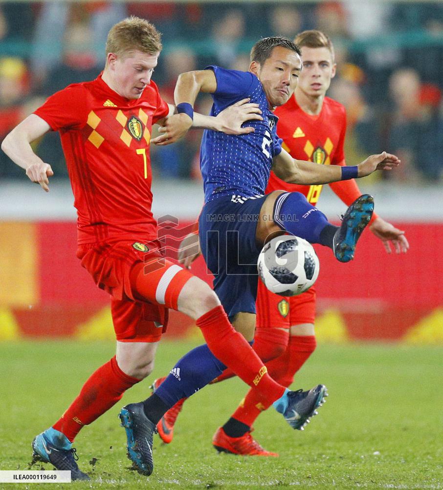 Soccer: Belgium-Japan friendly