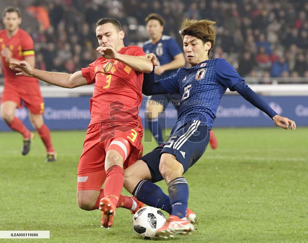 Soccer: Belgium-Japan friendly