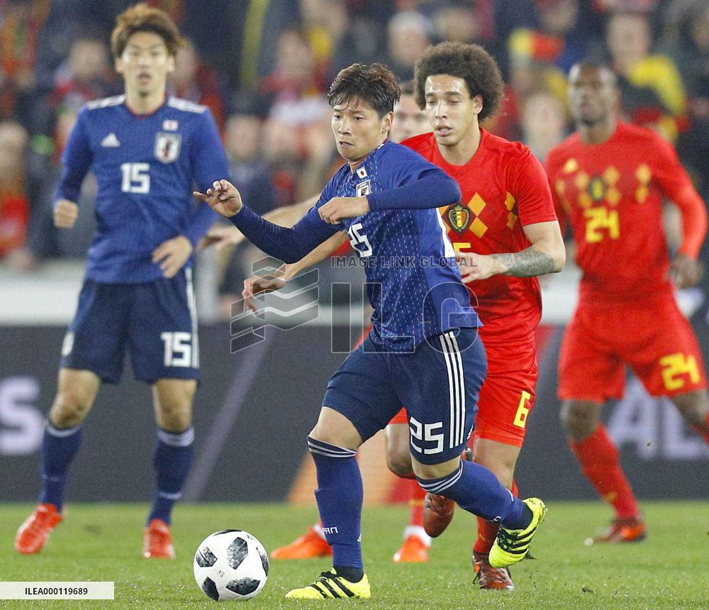 Soccer: Belgium-Japan friendly