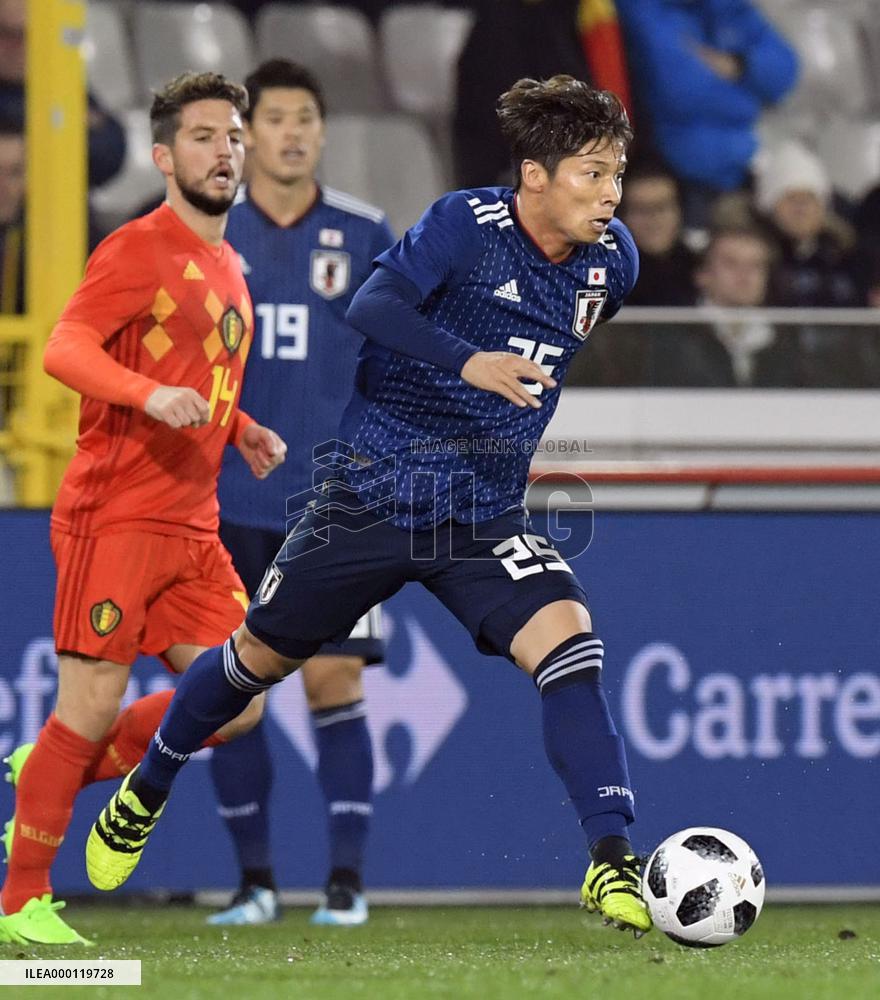 Soccer: Belgium-Japan friendly