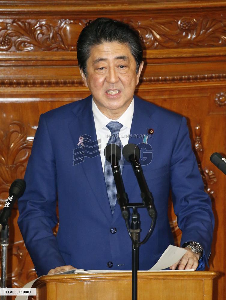 Abe vows to promote aggressive diplomacy, raise pressure on N. Korea