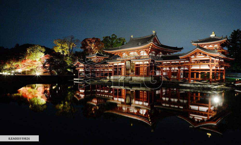 Byodoin illuminated