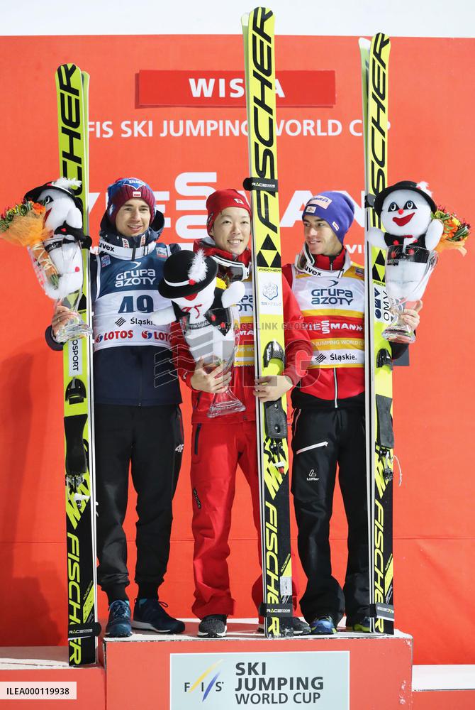 Japanese ski jumper Kobayashi scores first World Cup win