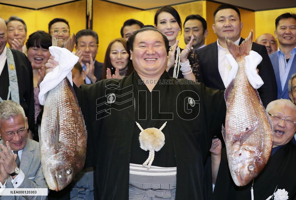 Sumo grand champion Hakuho