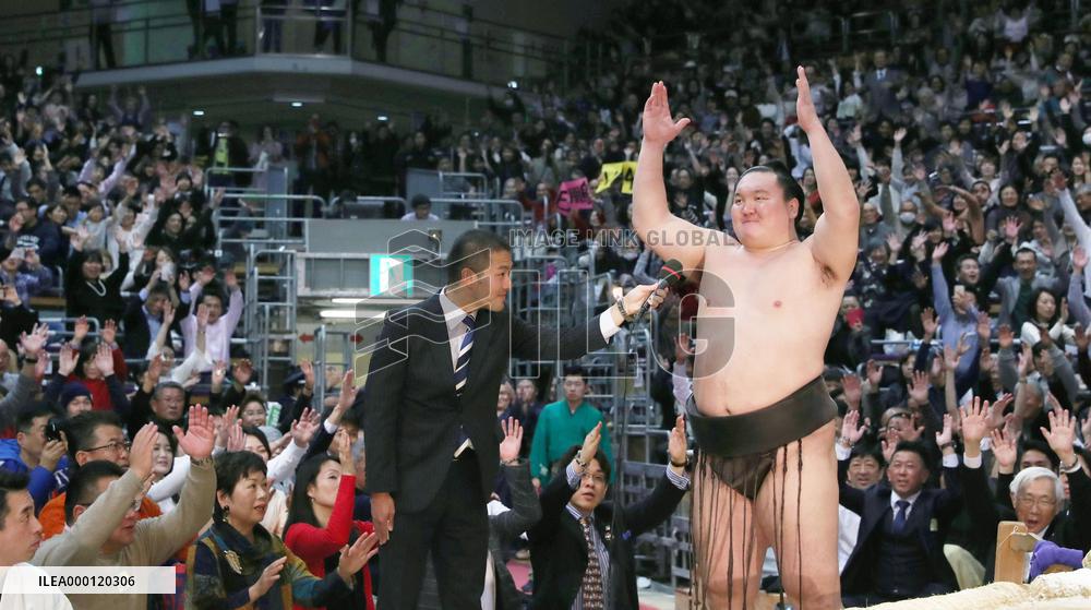 Sumo grand champion Hakuho