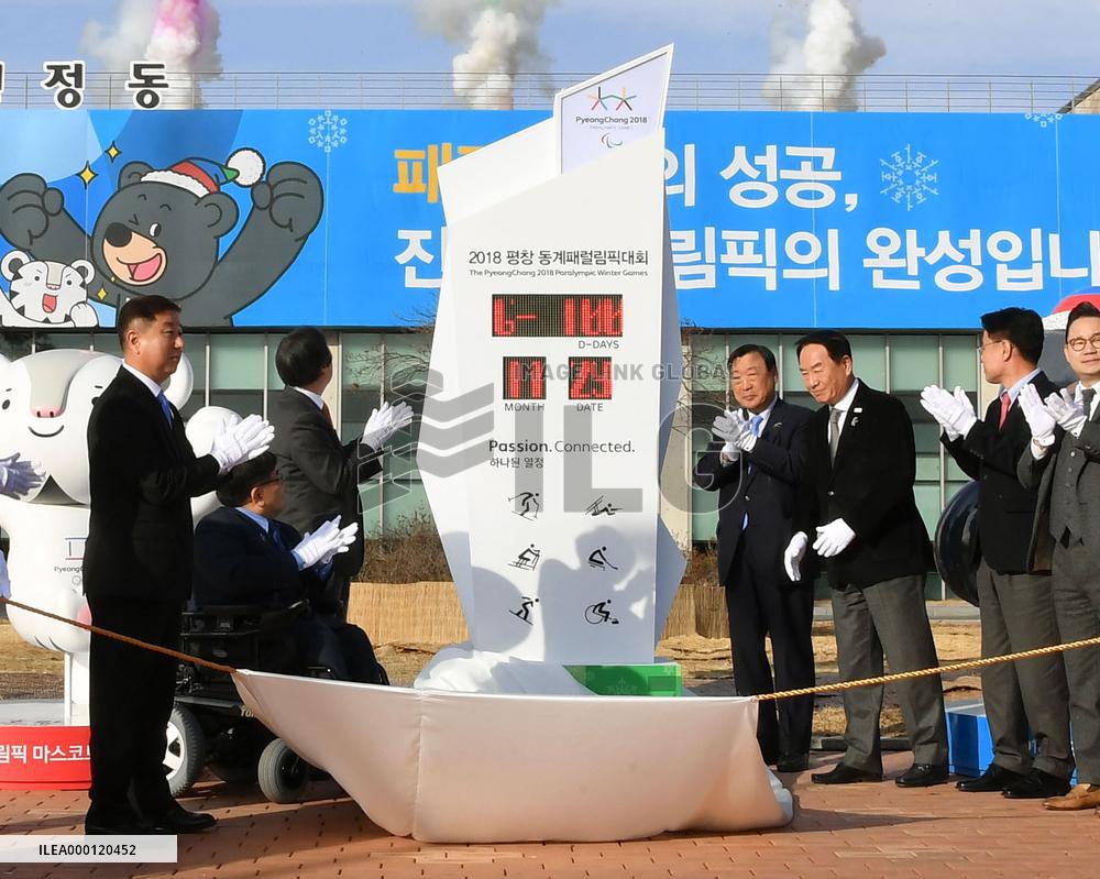 100 days until opening of Pyeongchang Paralympics