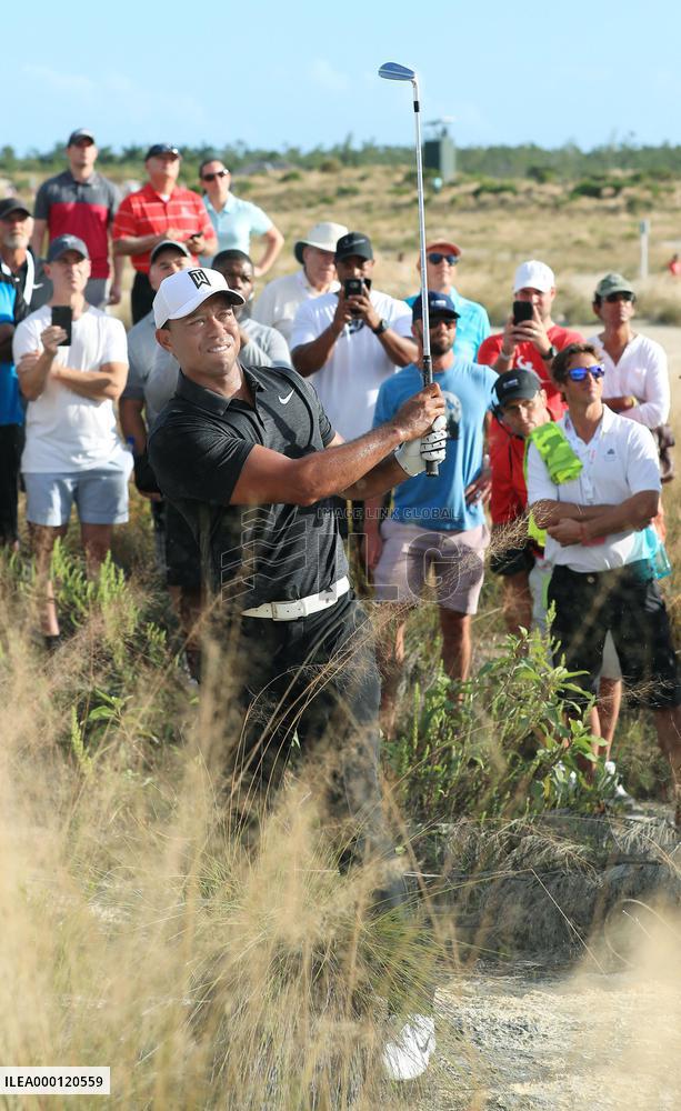 Golf: Tiger Woods returns with solid round in Bahamas