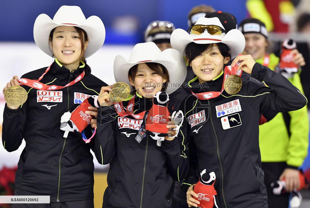 Speed skating women's team pursuit